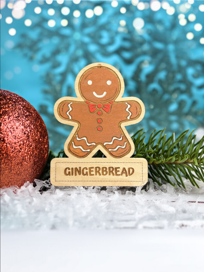 Gingerbread Wooden Decoration