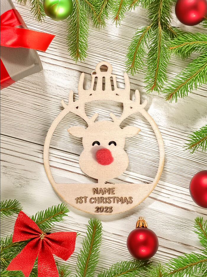 Rudolph  Wooden Decoration